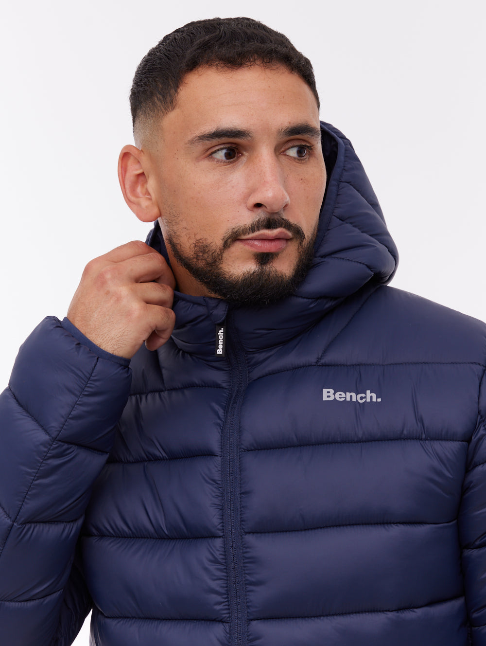 Afflor Hooded Puffer Jacket - Blue