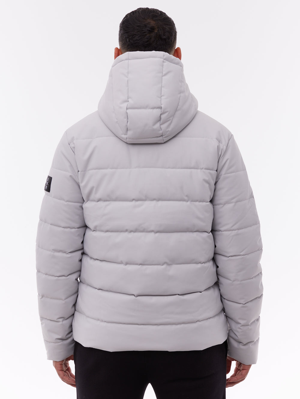 Evolo Grey GY043 Outerwear Parkas Shot 4