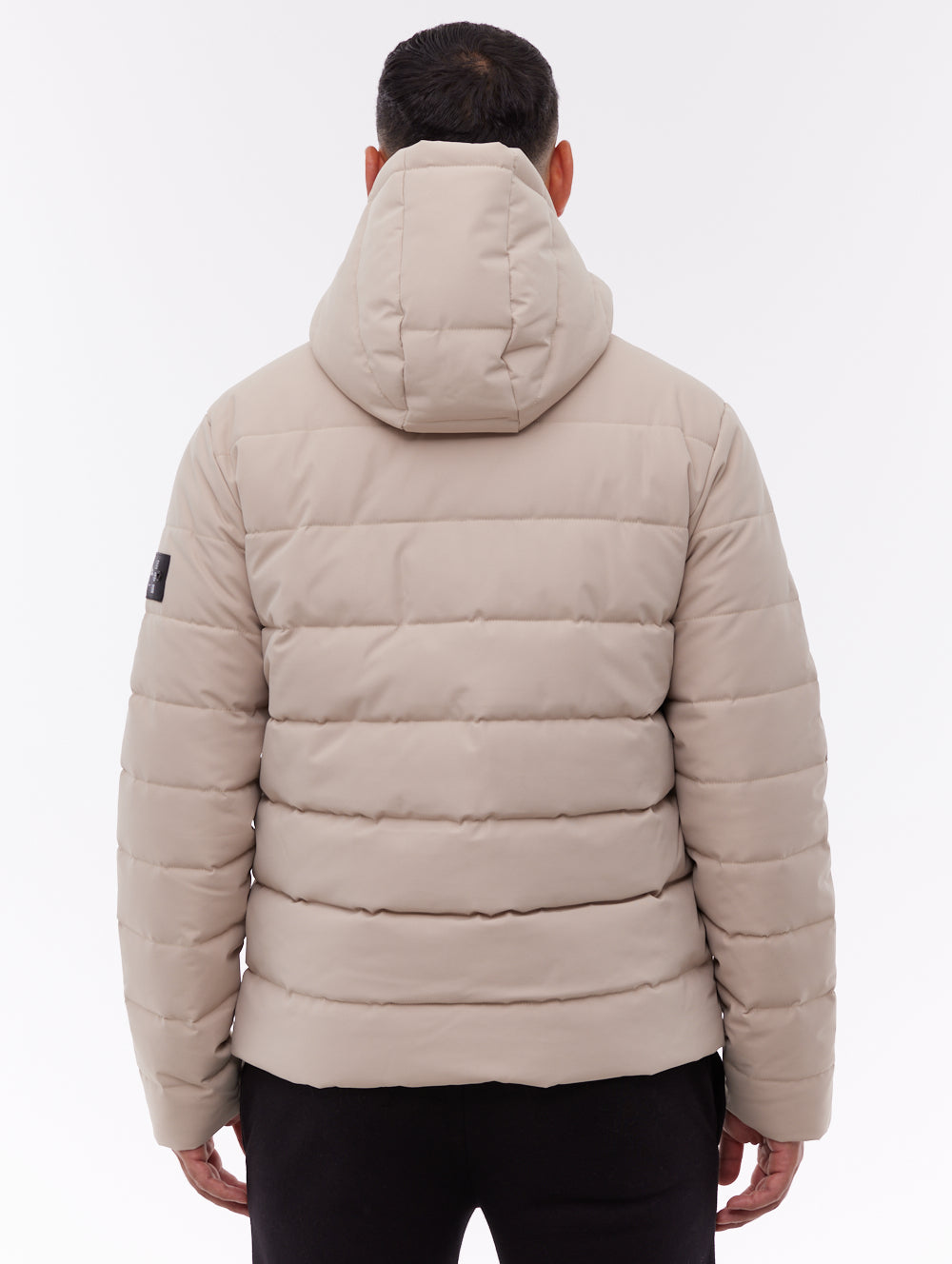 Evolo Beige ST036 Outerwear Parkas Shot 4