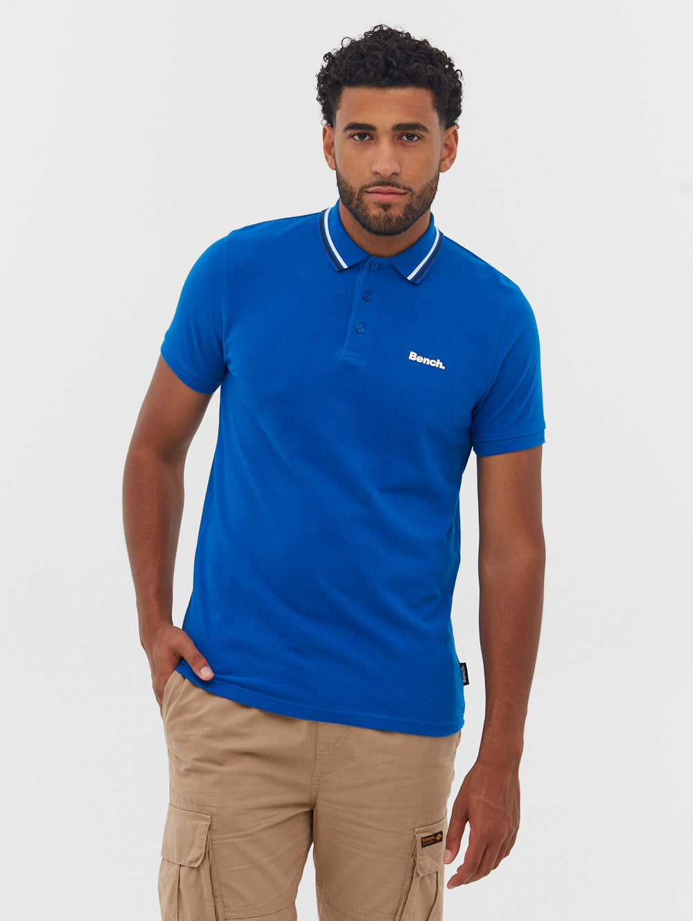 Gruff Contrast Tipping Polo Shirt