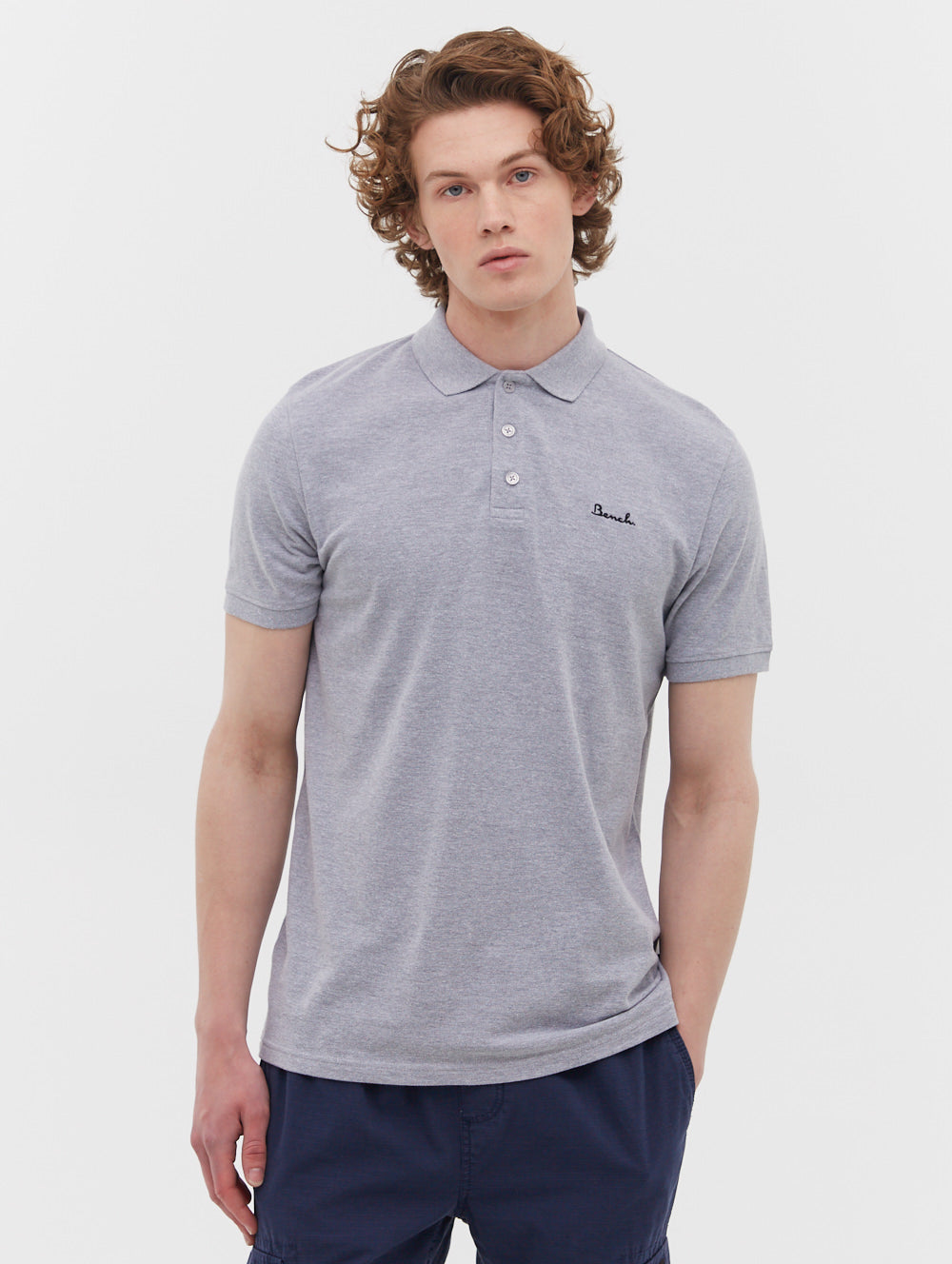 Garlon Embroidered Script Logo Polo Shirt