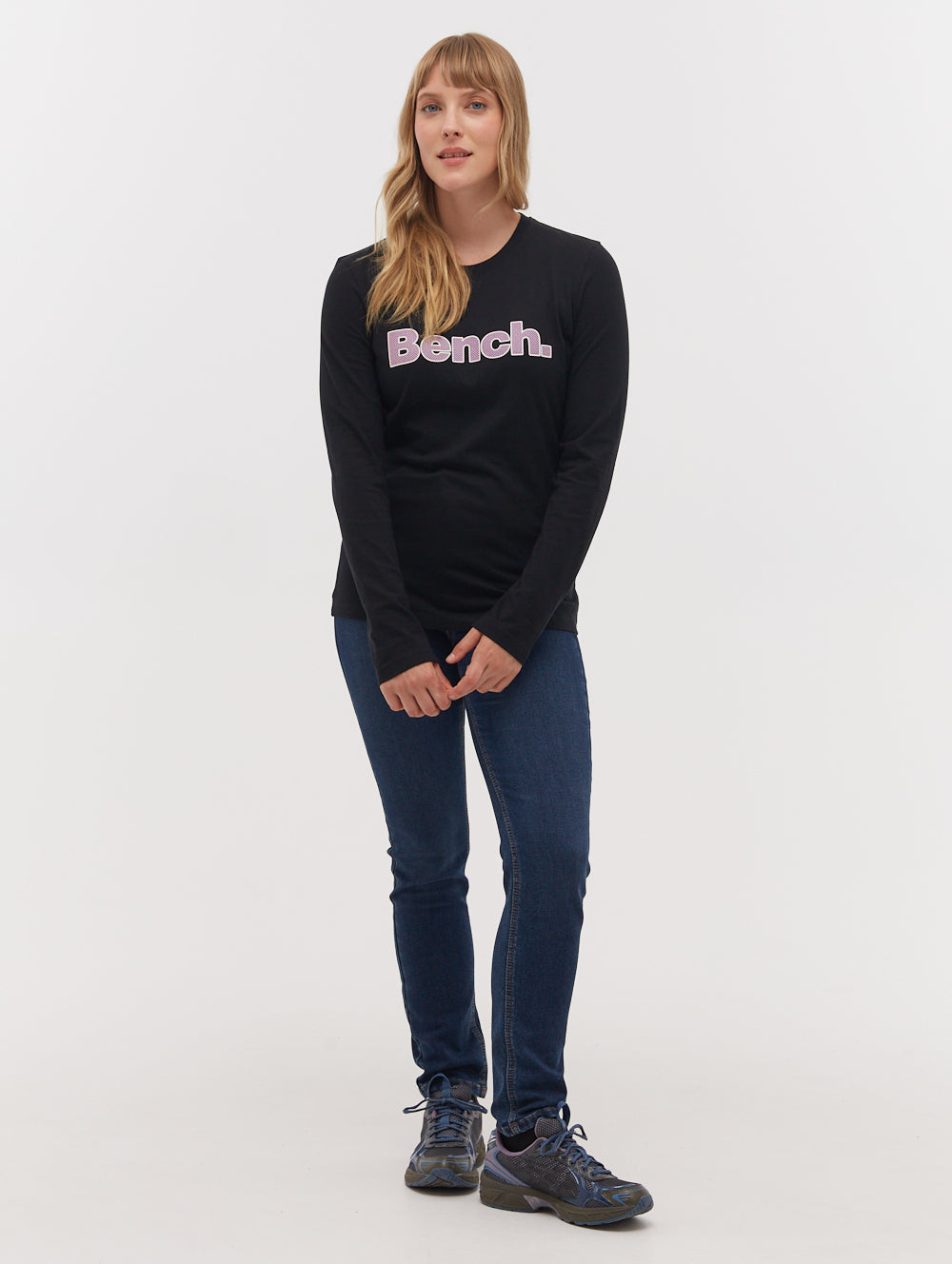 Jewelle Long Sleeve Logo T-Shirt