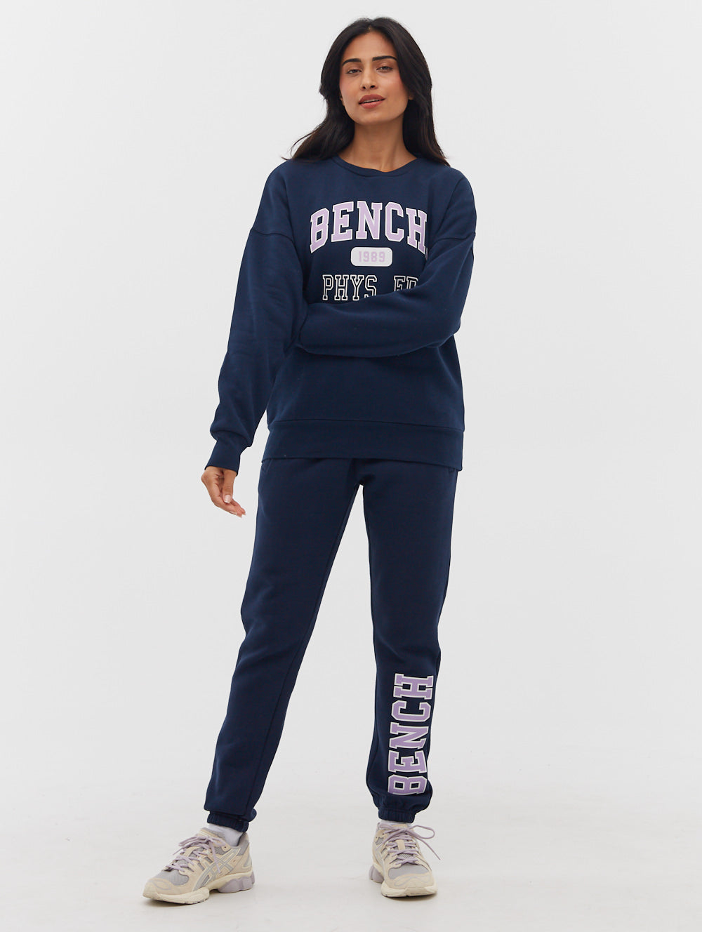 Maryem Varsity Crew Neck Sweatshirt