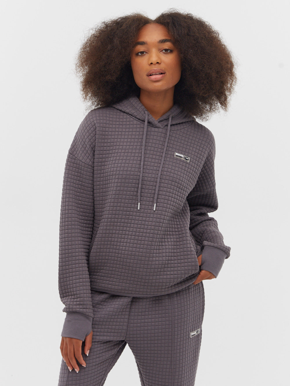 Frannie Quilted Oversize Hoodie - BN4E124982