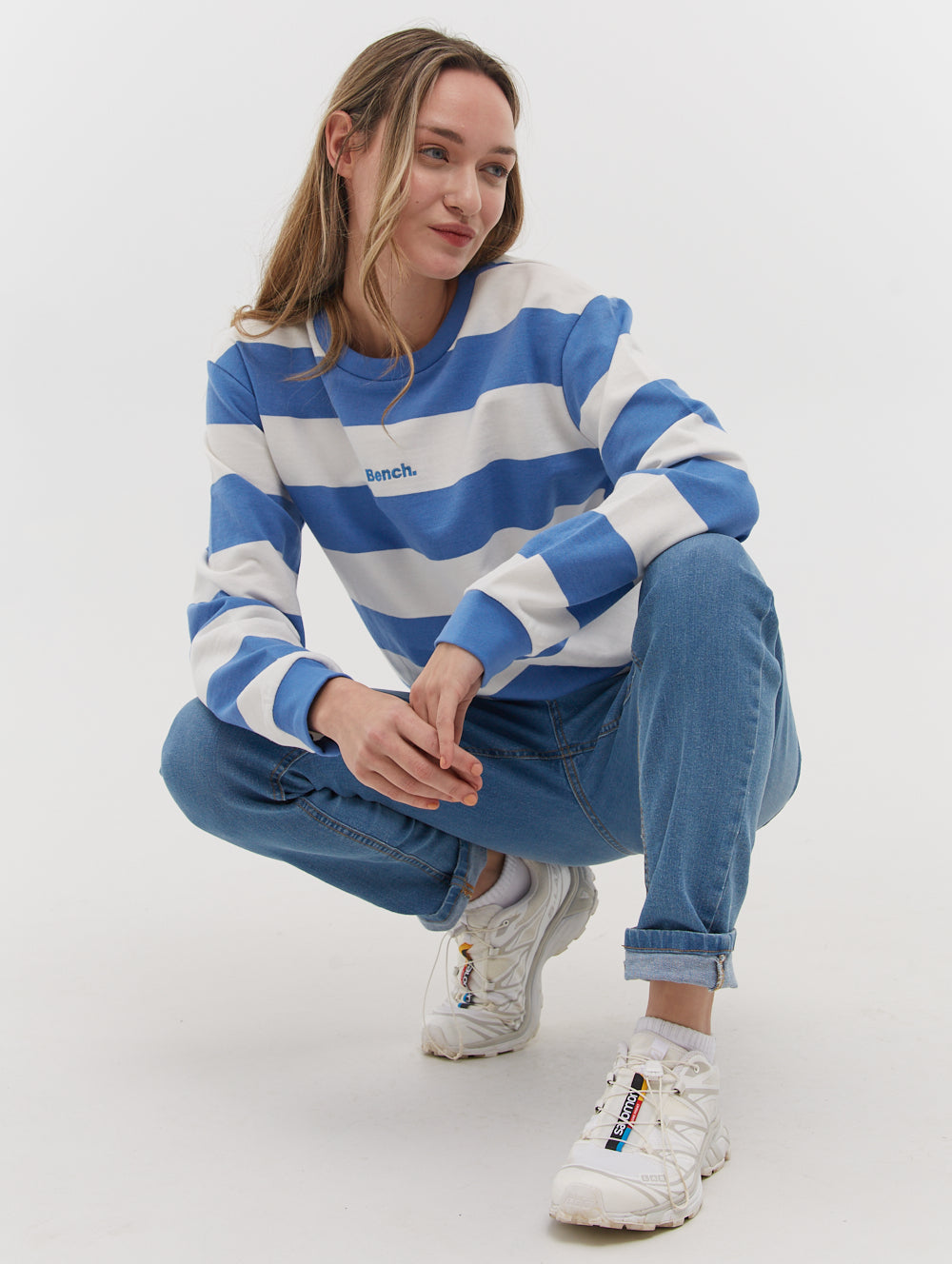 Laide Stripe Crew Neck - BN4E128372