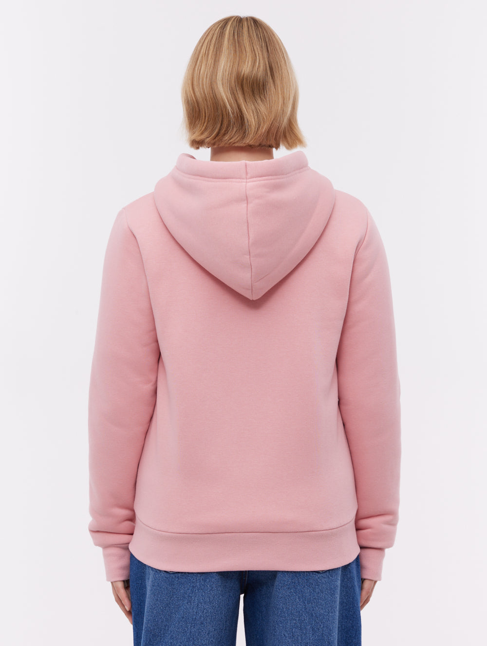 Mintz Sherpa-Lined Zip-Up Hoodie - Pink