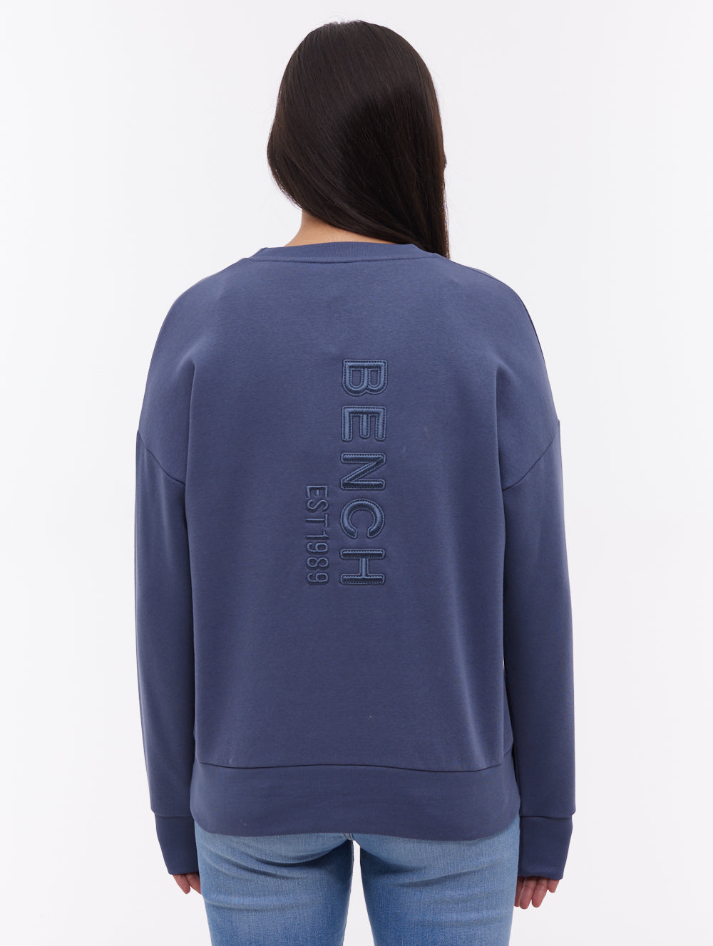 Joda Vertical Logo Crew Neck - Blue