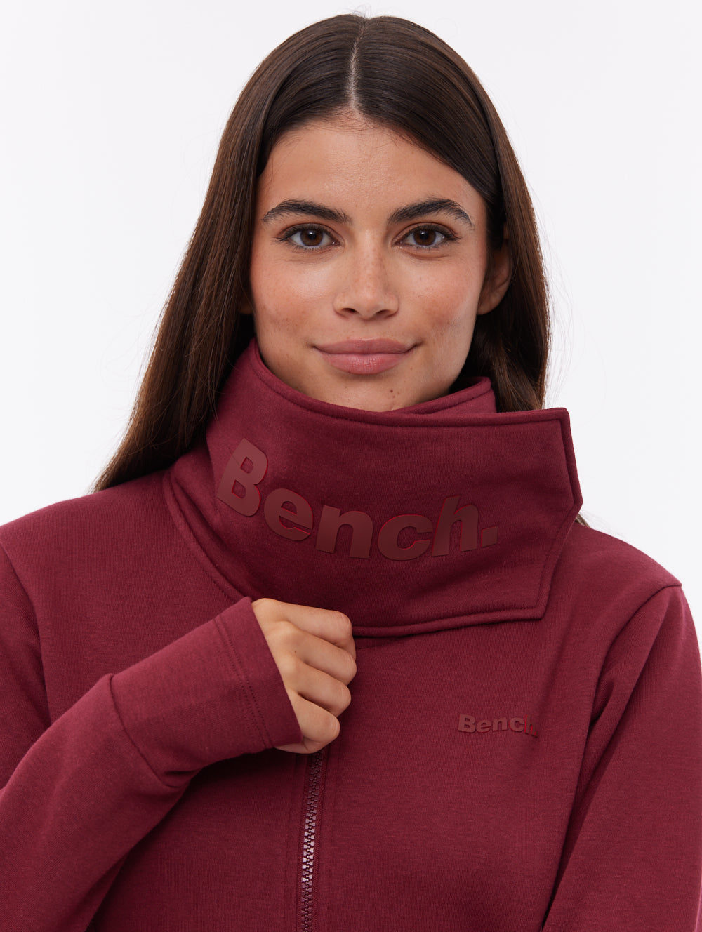 Annah Red BU028 Funnel Zips Logo Shot 2