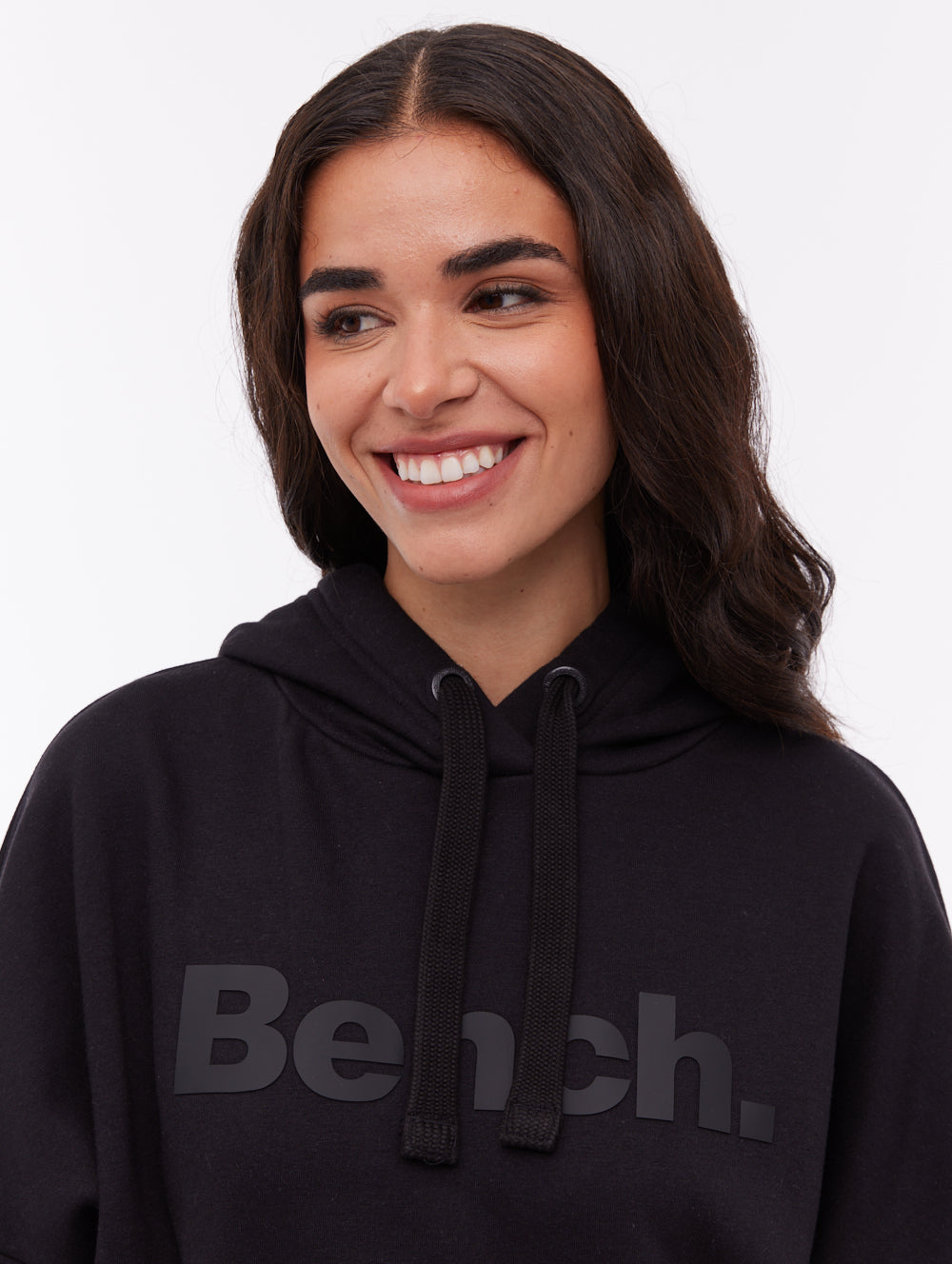 Linra Black BK001 Hoodies Oversized Logo Shot 2