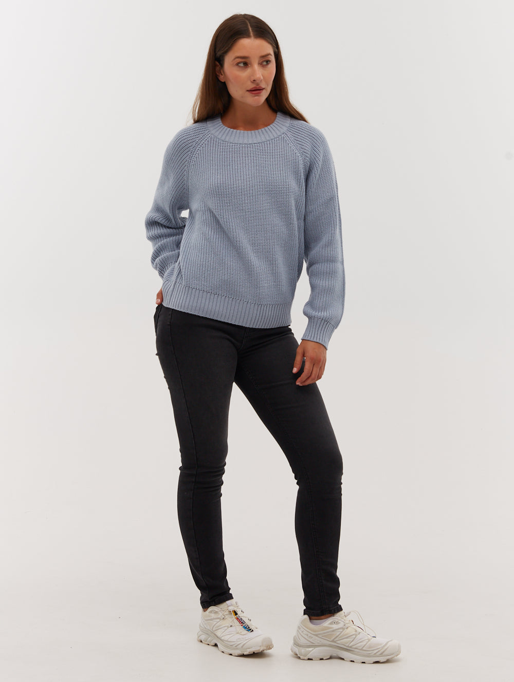 Georgiana Raglan Crew Neck Sweater