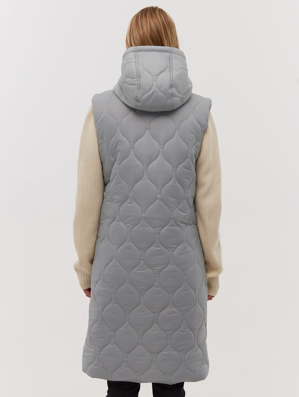 Recca Honeycomb Quilted Maxi Vest