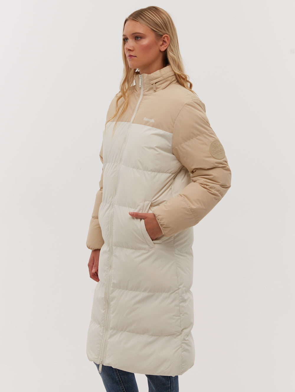 Phyllis Two-Tone Long Parka