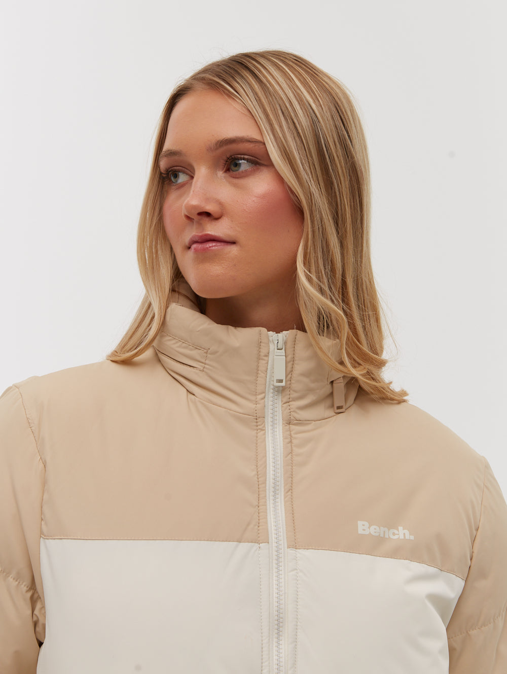 Phyllis Two-Tone Long Parka