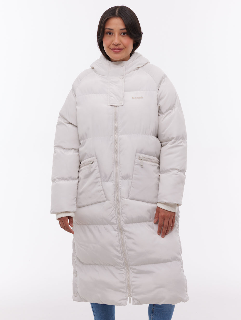 Dans Maxi Puffer Coat - White
