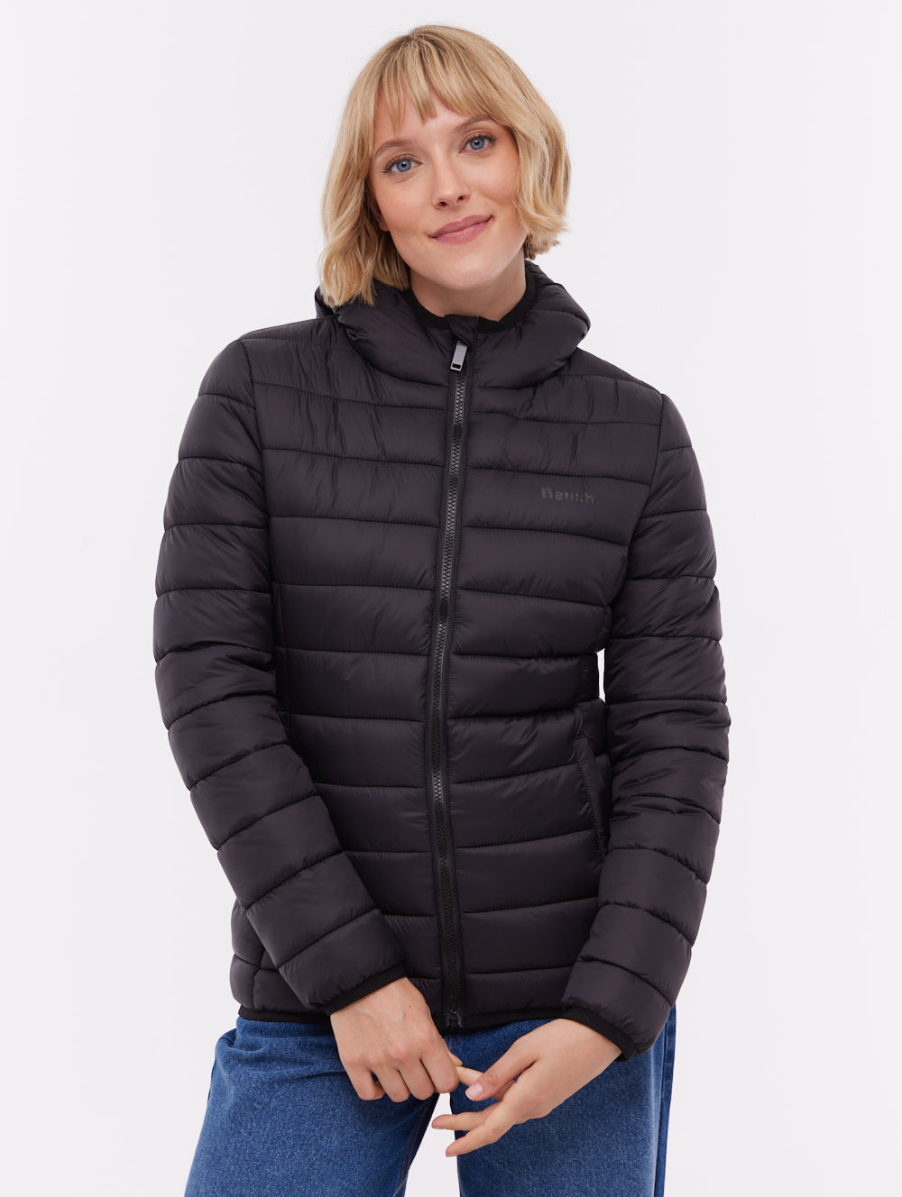 Nella veste matelassée à capuchon - Noir