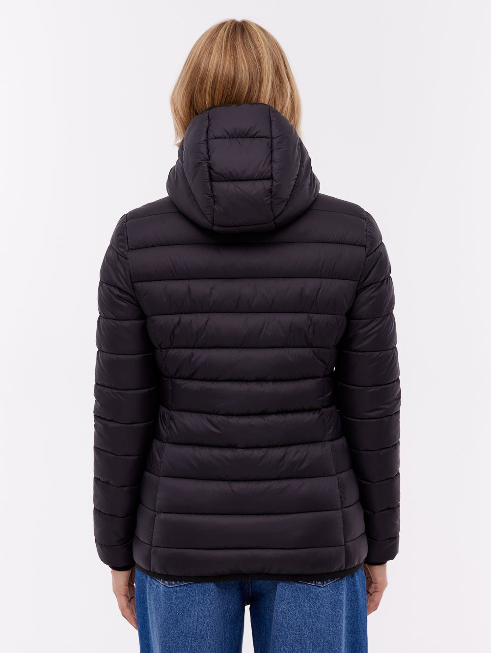 Nella veste matelassée à capuchon - Noir