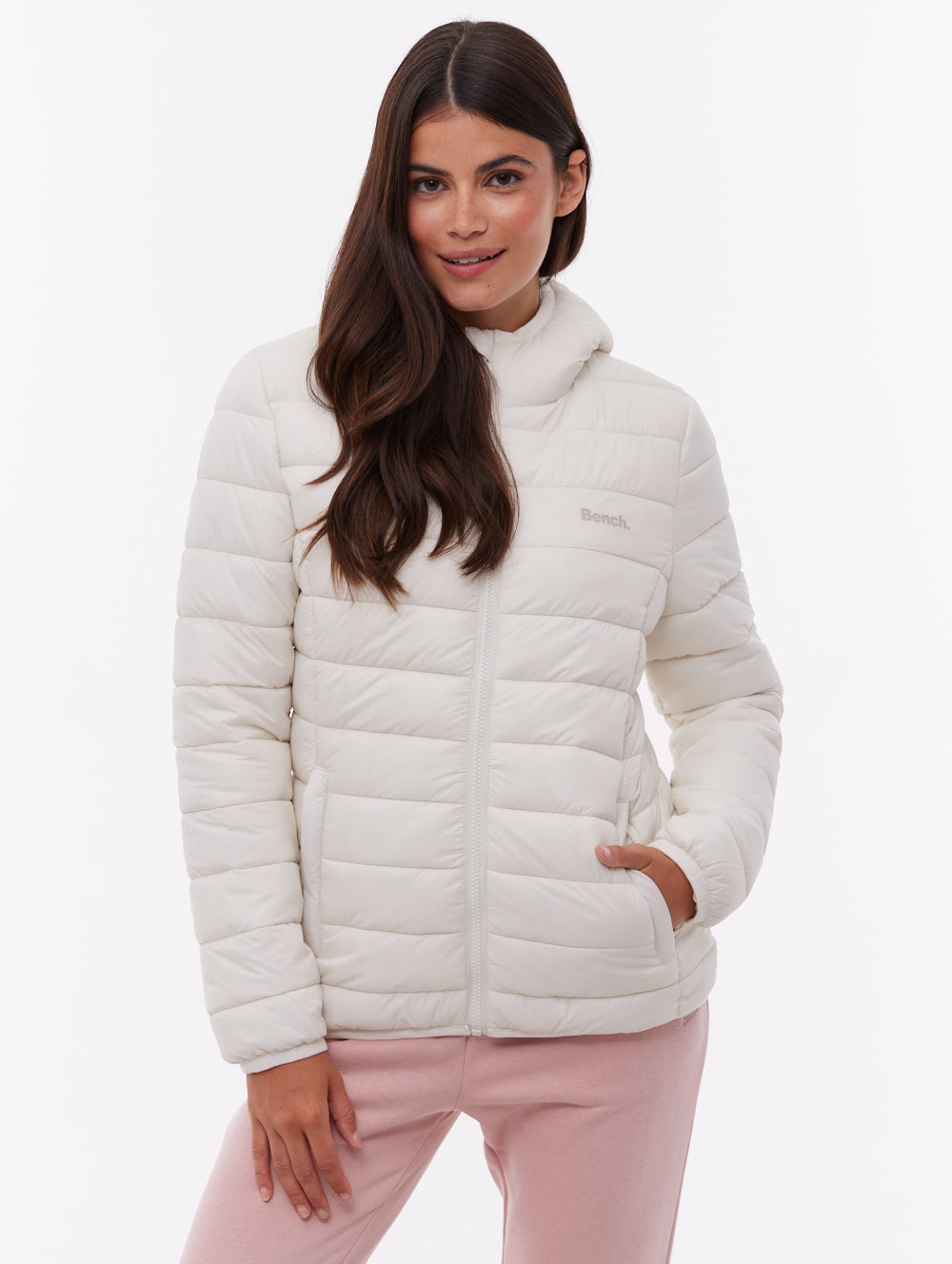 Nella veste matelassée à capuchon - Blanc