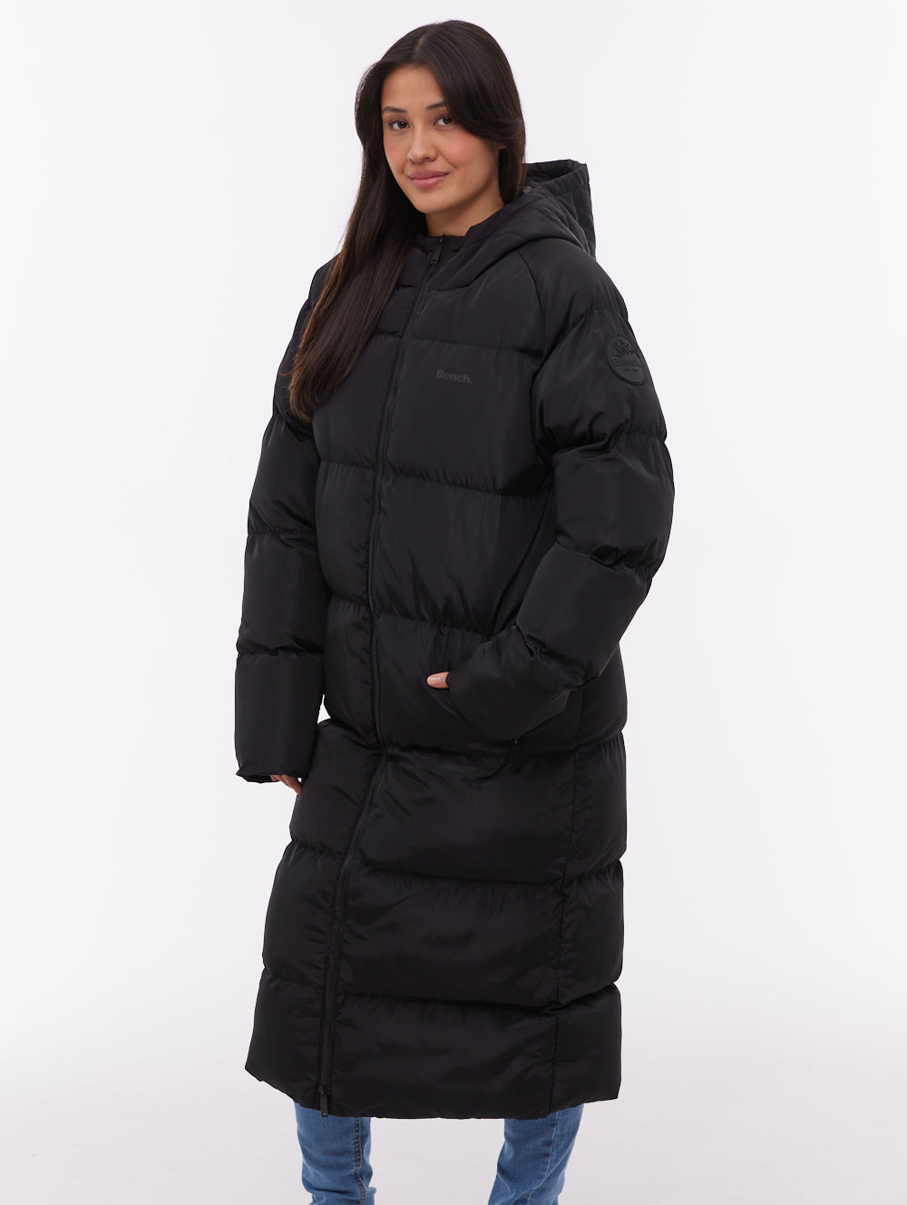 Larah Black BK001 Outerwear Parkas Shot 1