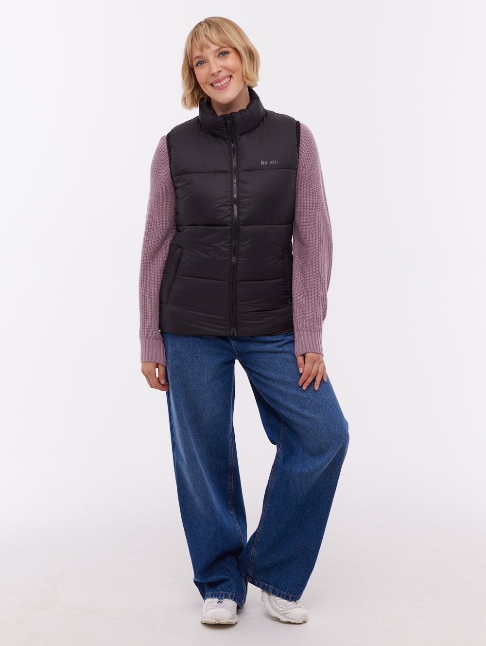 Matina Puffer Vest - Black