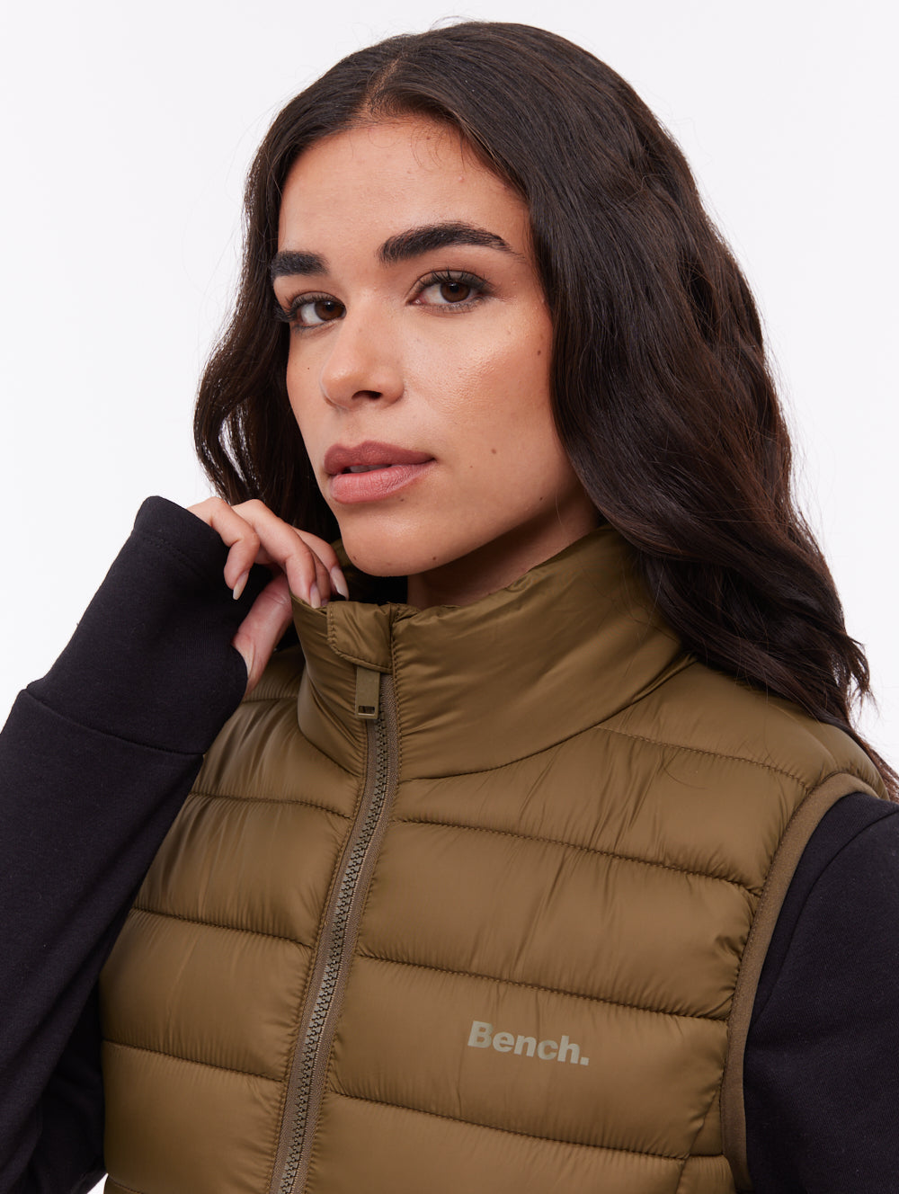 Meridian Long Green KH012 Outerwear Vests Long Shot 2
