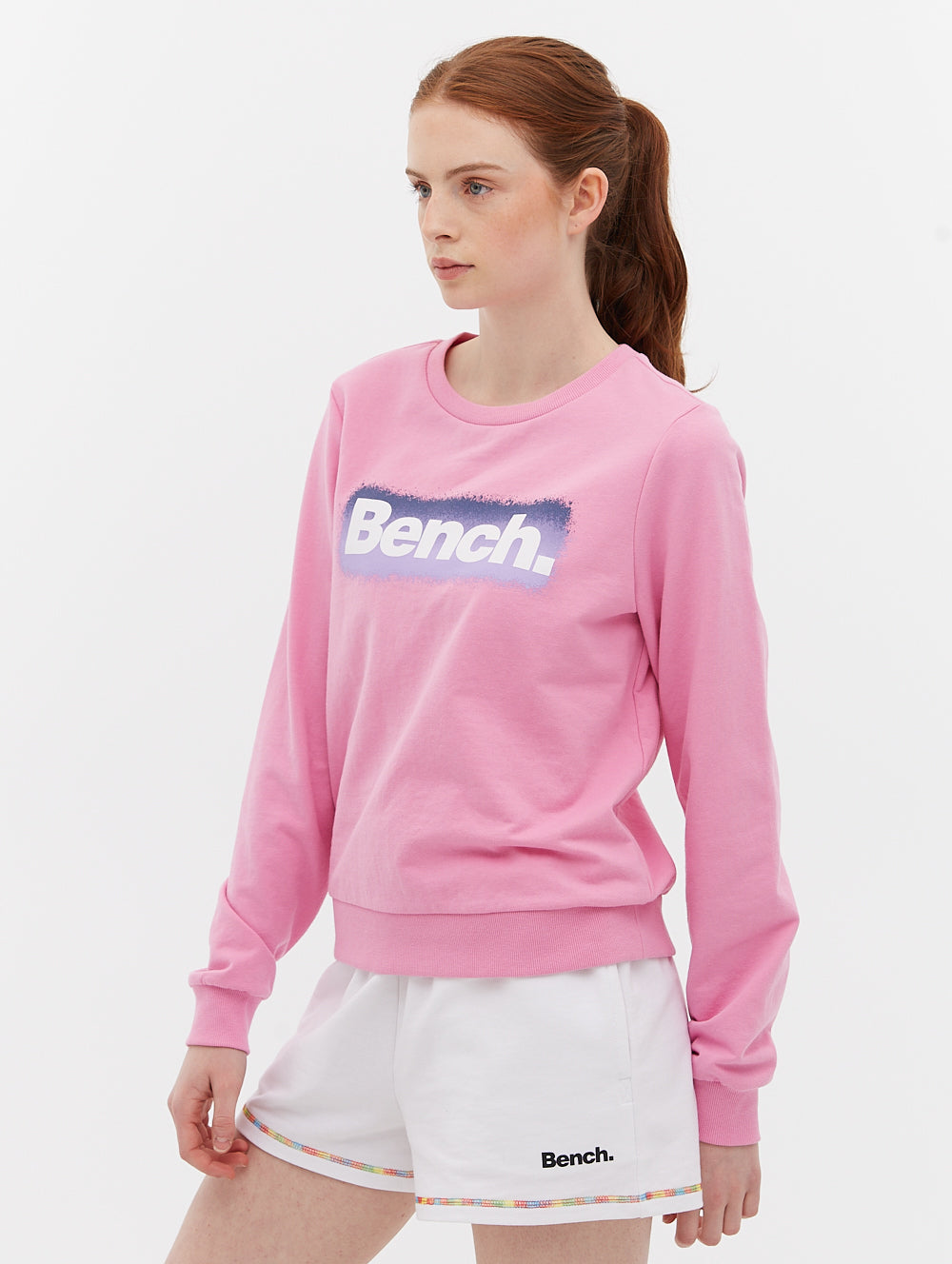 French Terry Graphic Crew Neck Sweatshirt